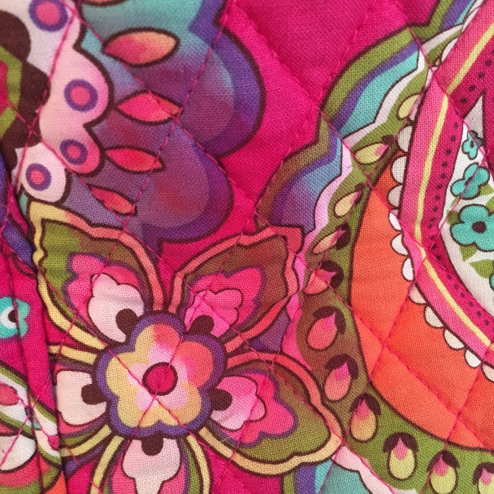 Vera Bradley Pink Swirles Paisley Tote - Picture 2 of 4
